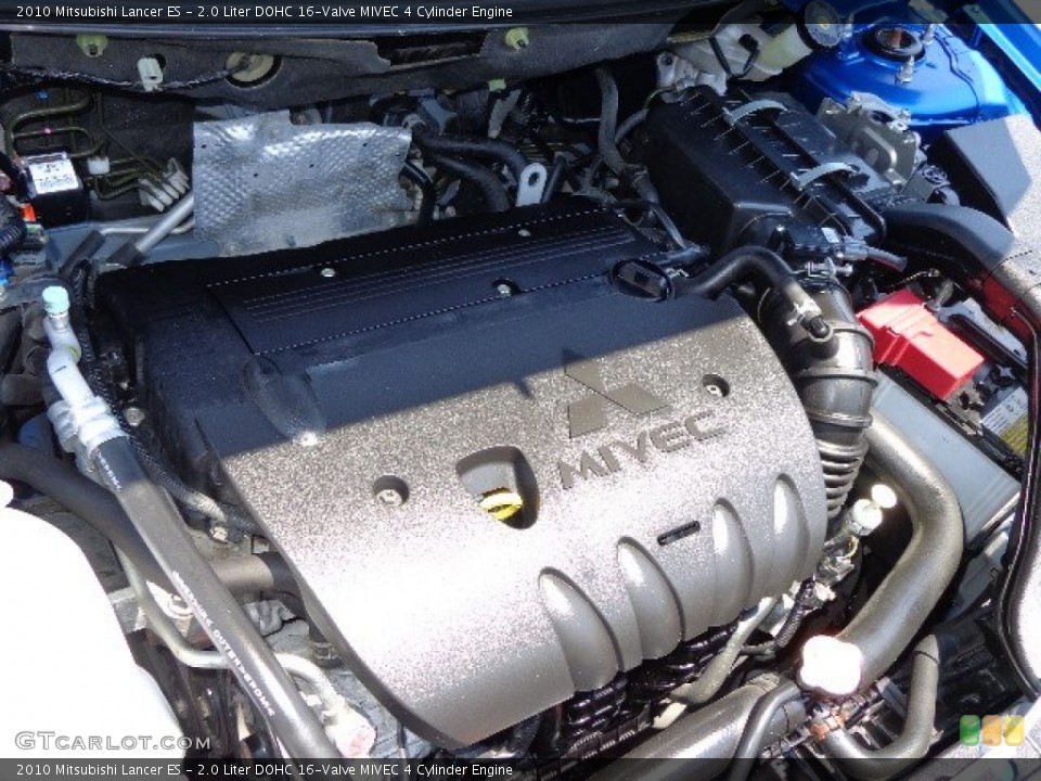 2.0 Liter DOHC 16-Valve MIVEC 4 Cylinder Engine for the 2010 Mitsubishi Lancer #82318373