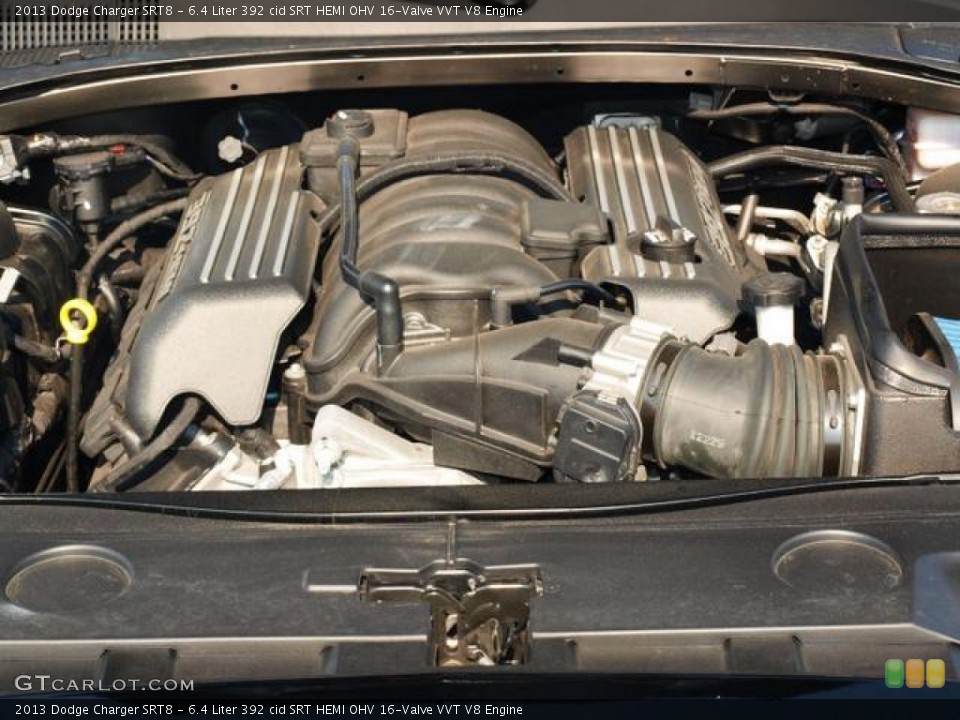 6.4 Liter 392 cid SRT HEMI OHV 16-Valve VVT V8 2013 Dodge Charger Engine