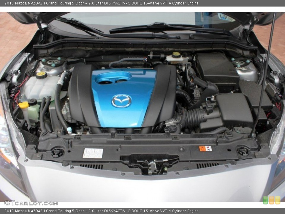 2.0 Liter DI SKYACTIV-G DOHC 16-Valve VVT 4 Cylinder Engine for the 2013 Mazda MAZDA3 #82369948