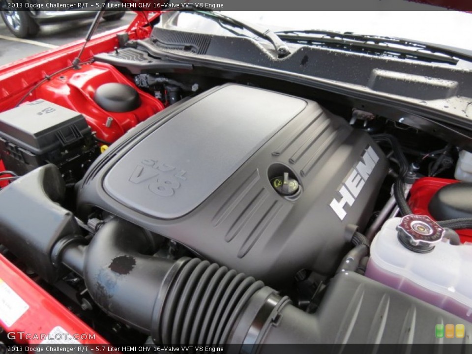 5.7 Liter HEMI OHV 16-Valve VVT V8 Engine for the 2013 Dodge Challenger #82378396