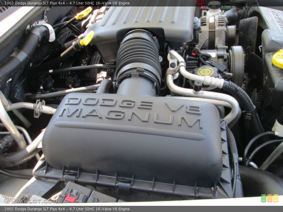 4.7 Liter SOHC 16-Valve V8 Engine for the 2002 Dodge Durango #82392029