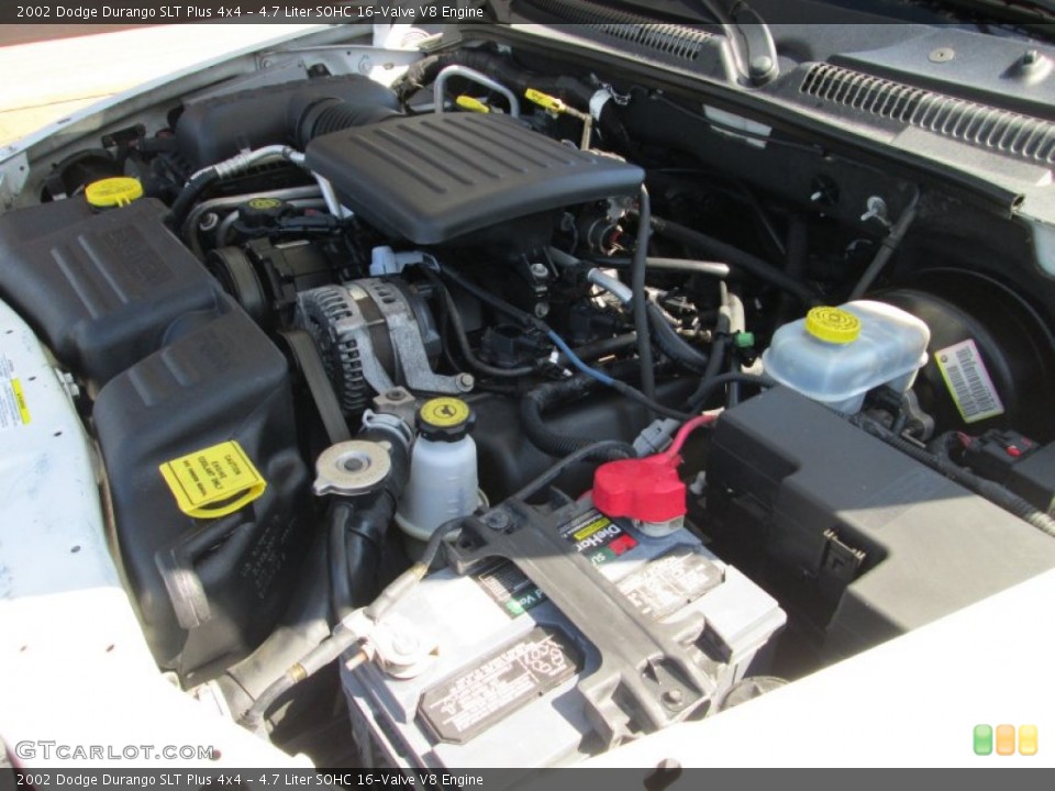 4.7 Liter SOHC 16-Valve V8 Engine for the 2002 Dodge Durango #82392080