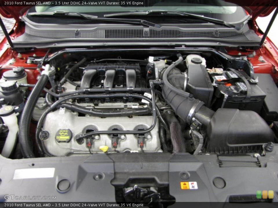 3.5 Liter DOHC 24-Valve VVT Duratec 35 V6 Engine for the 2010 Ford Taurus #82402200