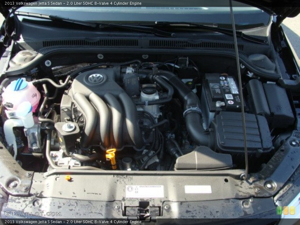 2.0 Liter SOHC 8-Valve 4 Cylinder 2013 Volkswagen Jetta Engine