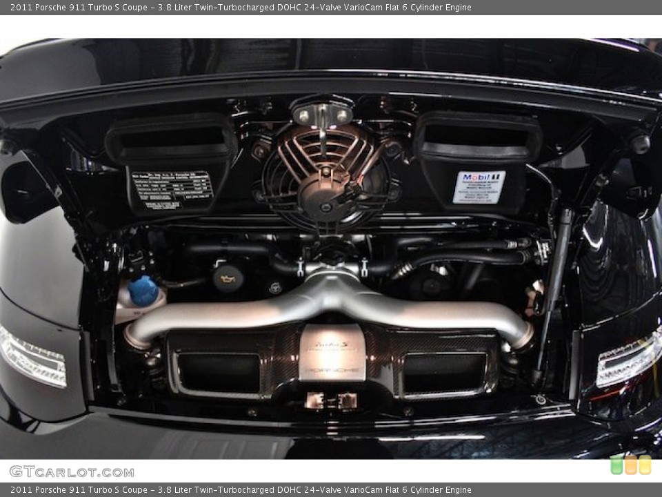 3.8 Liter Twin-Turbocharged DOHC 24-Valve VarioCam Flat 6 Cylinder Engine for the 2011 Porsche 911 #82450912