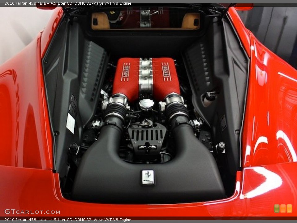4.5 Liter GDI DOHC 32-Valve VVT V8 Engine for the 2010 Ferrari 458 #82452359
