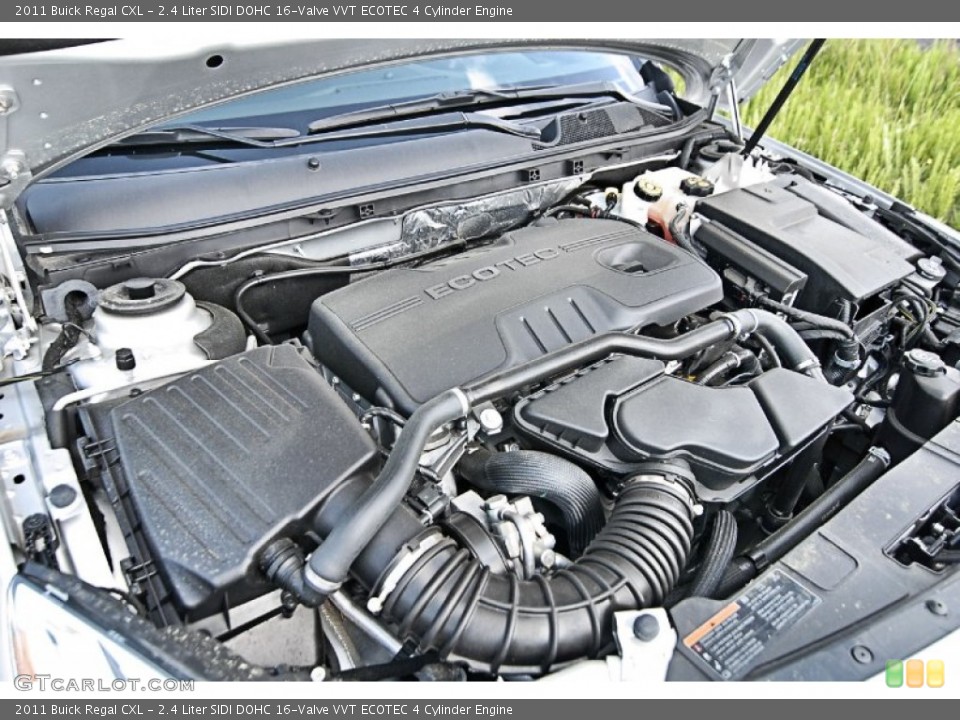 2.4 Liter SIDI DOHC 16-Valve VVT ECOTEC 4 Cylinder Engine for the 2011 Buick Regal #82458199