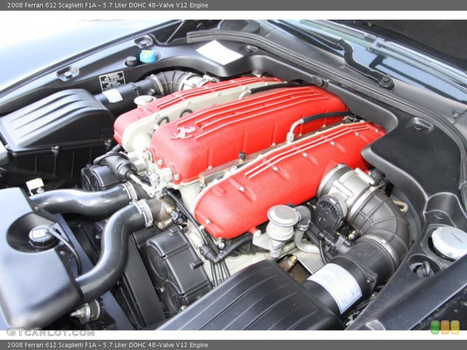 5.7 Liter DOHC 48-Valve V12 Engine for the 2008 Ferrari 612 Scaglietti #82458713