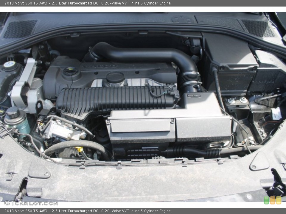 2.5 Liter Turbocharged DOHC 20-Valve VVT Inline 5 Cylinder Engine for the 2013 Volvo S60 #82462796