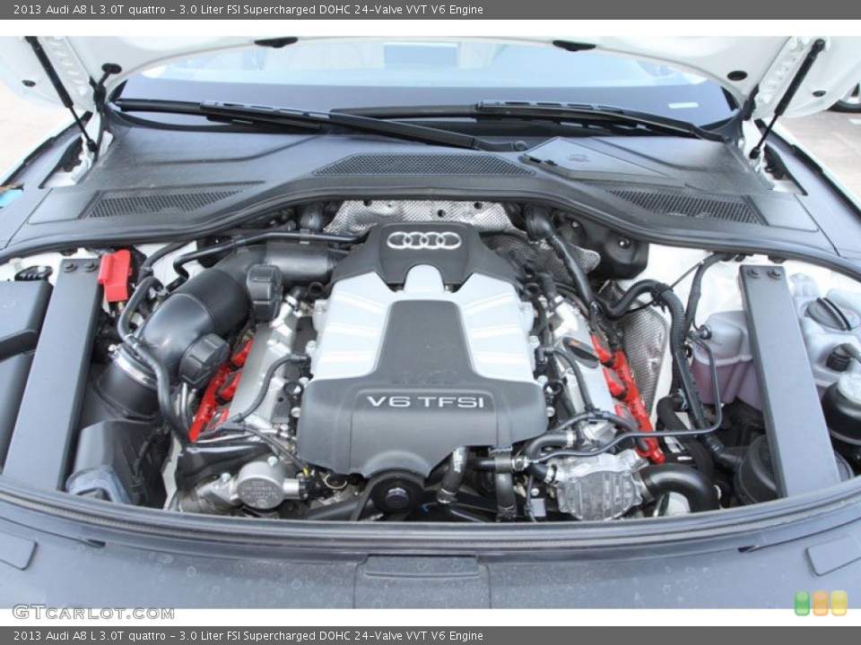 3.0 Liter FSI Supercharged DOHC 24-Valve VVT V6 Engine for the 2013 Audi A8 #82473224