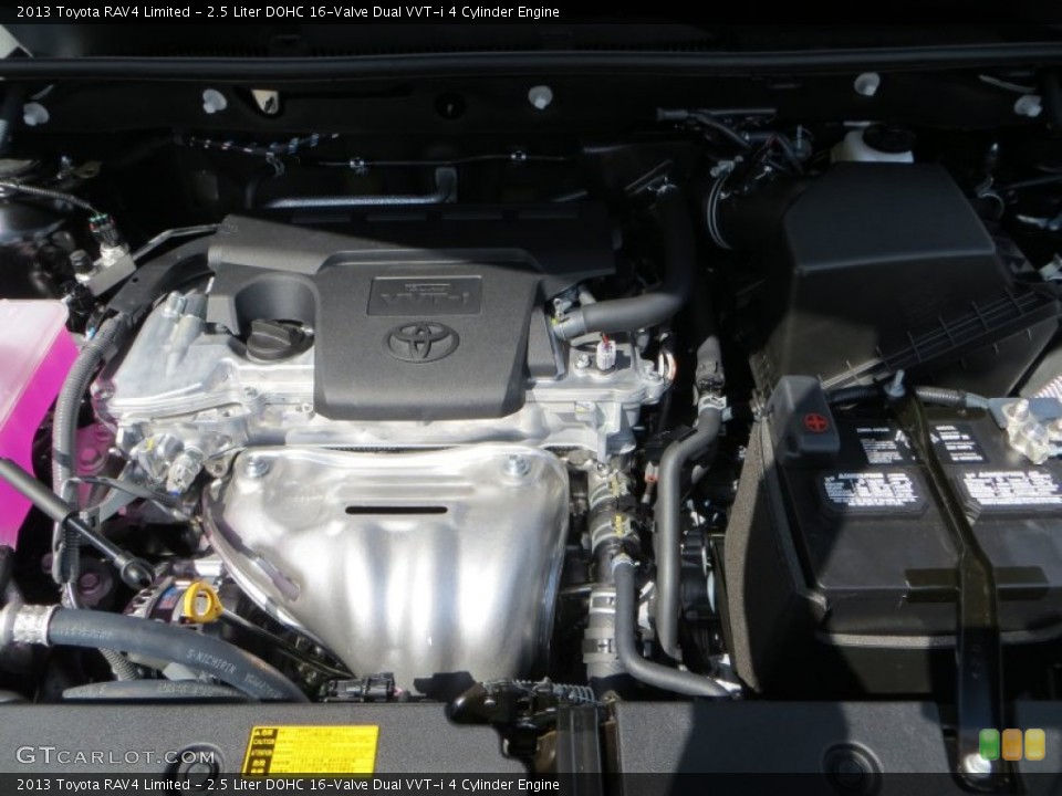 2.5 Liter DOHC 16-Valve Dual VVT-i 4 Cylinder Engine for the 2013 Toyota RAV4 #82480387
