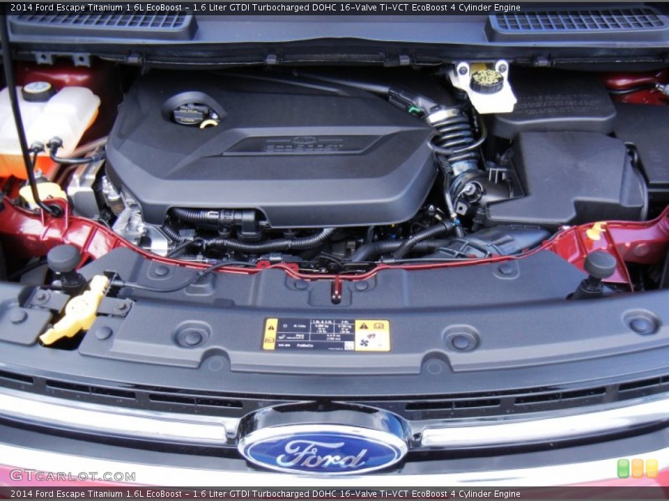 1.6 Liter GTDI Turbocharged DOHC 16-Valve Ti-VCT EcoBoost 4 Cylinder Engine for the 2014 Ford Escape #82488406