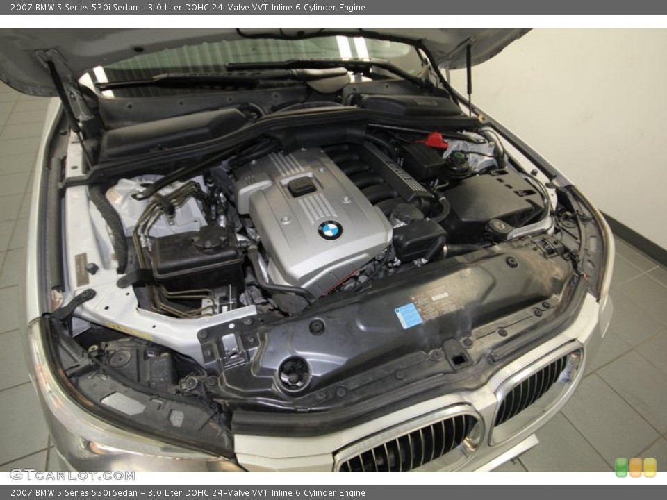3.0 Liter DOHC 24-Valve VVT Inline 6 Cylinder Engine for the 2007 BMW 5 Series #82497146