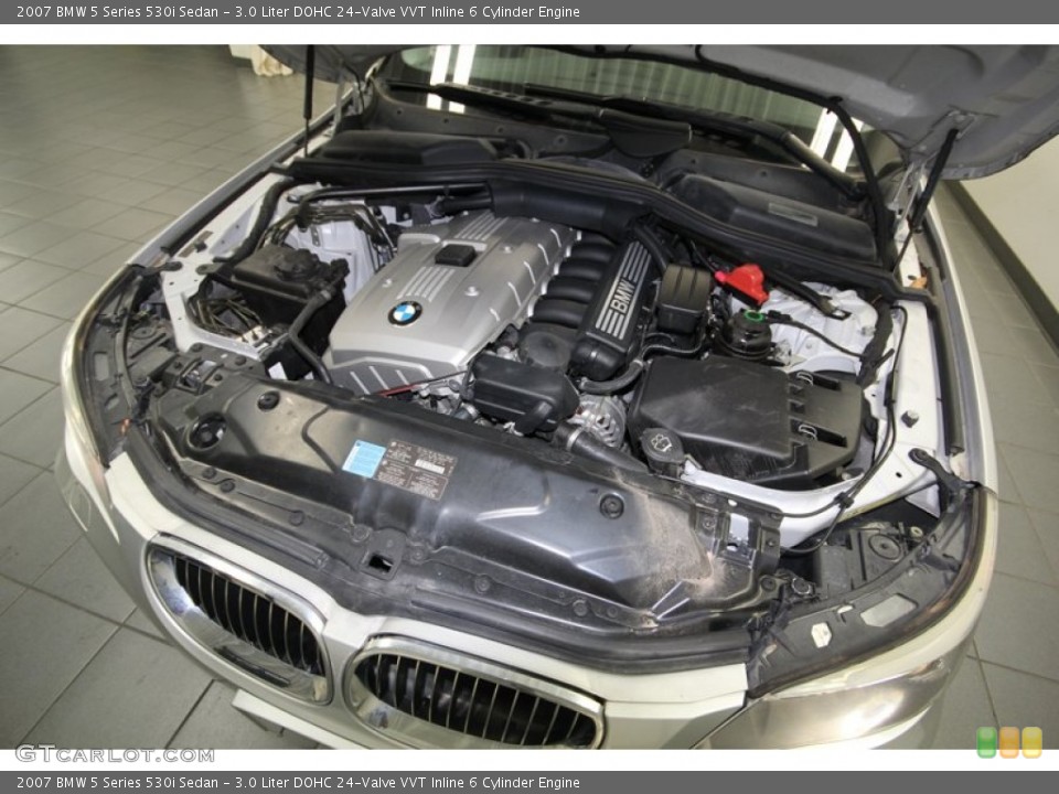 3.0 Liter DOHC 24-Valve VVT Inline 6 Cylinder Engine for the 2007 BMW 5 Series #82497170