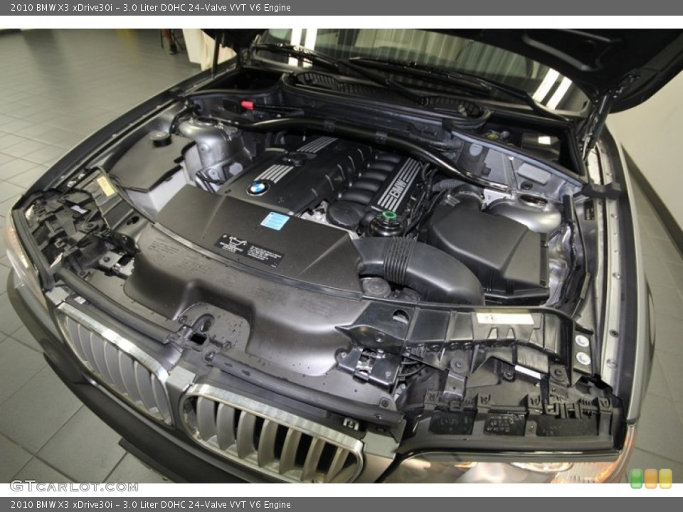 3.0 Liter DOHC 24-Valve VVT V6 2010 BMW X3 Engine
