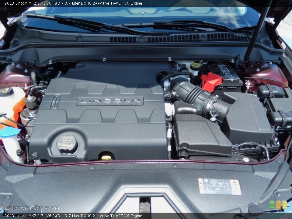 3.7 Liter DOHC 24-Valve Ti-VCT V6 Engine for the 2013 Lincoln MKZ #82509737