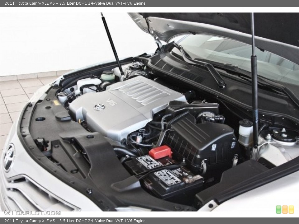 3.5 Liter DOHC 24-Valve Dual VVT-i V6 2011 Toyota Camry Engine