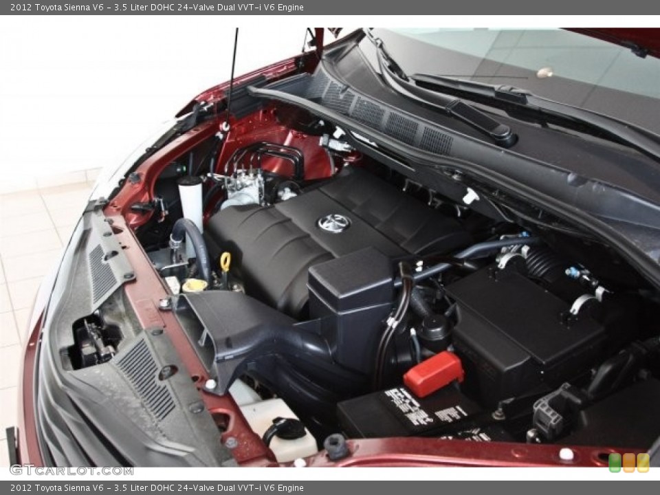3.5 Liter DOHC 24-Valve Dual VVT-i V6 Engine for the 2012 Toyota Sienna #82516610