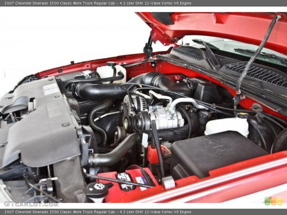4.3 Liter OHV 12-Valve Vortec V6 Engine for the 2007 Chevrolet Silverado 1500 #82518452