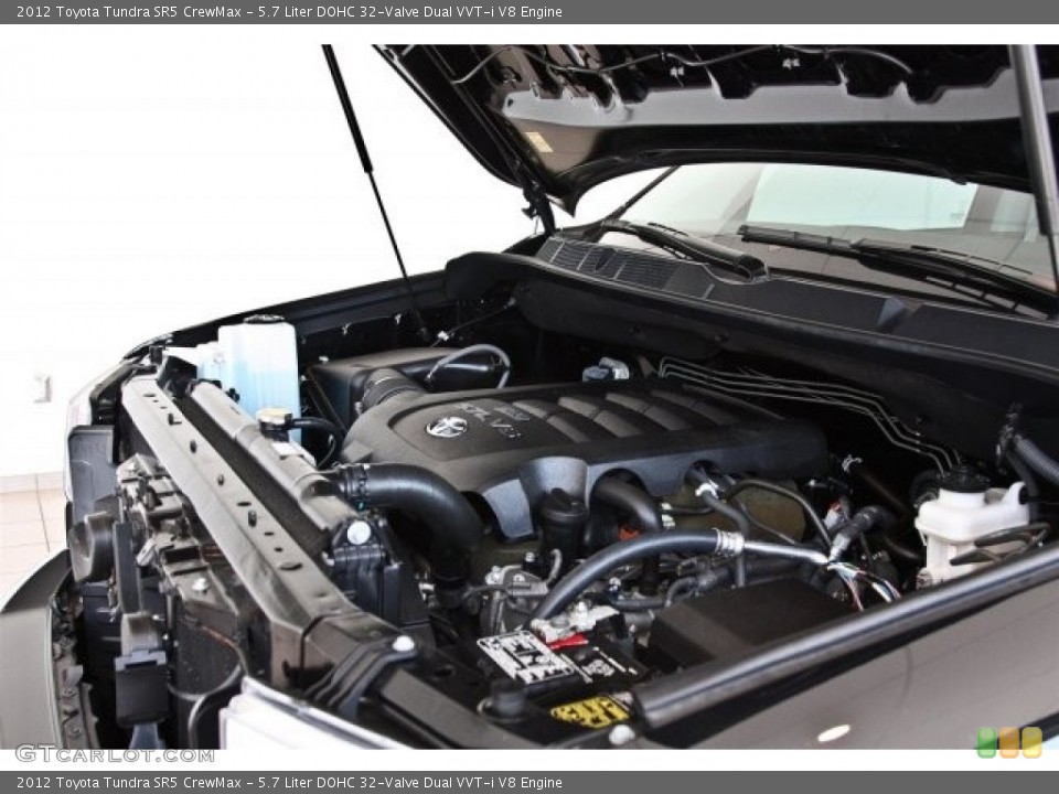 5.7 Liter DOHC 32-Valve Dual VVT-i V8 Engine for the 2012 Toyota Tundra #82518953