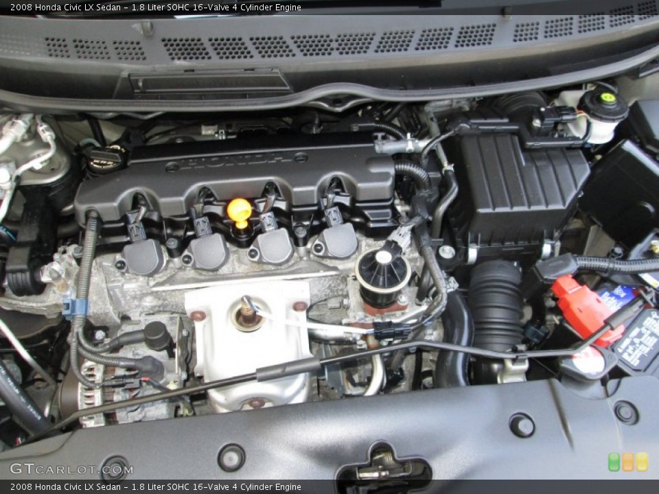 1.8 Liter SOHC 16-Valve 4 Cylinder Engine for the 2008 Honda Civic #82530912