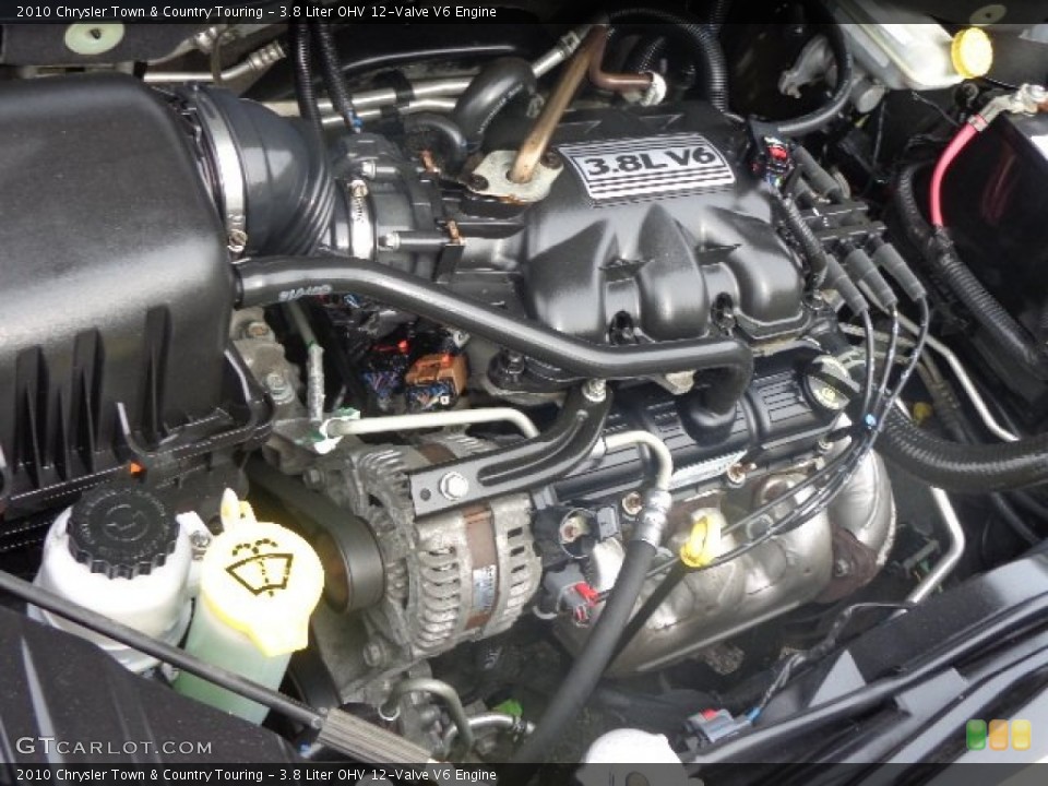 3.8 Liter OHV 12-Valve V6 Engine for the 2010 Chrysler Town & Country #82543394