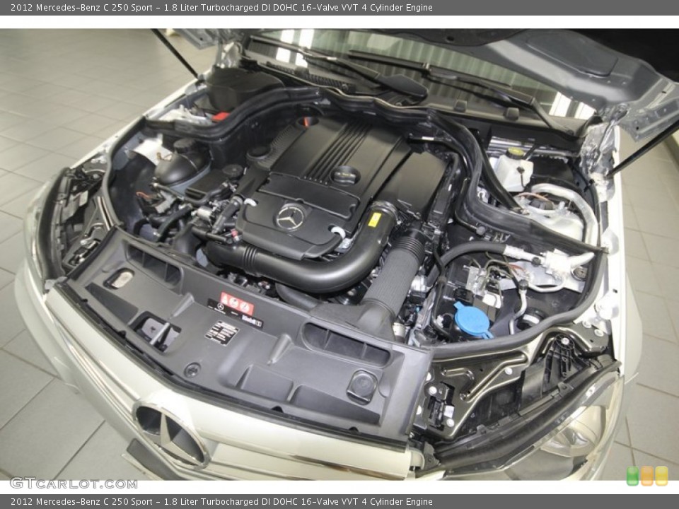 1.8 Liter Turbocharged DI DOHC 16-Valve VVT 4 Cylinder Engine for the 2012 Mercedes-Benz C #82548266
