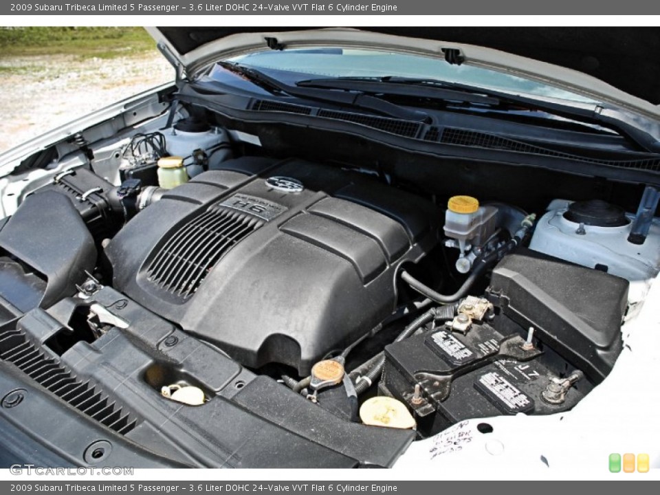 3.6 Liter DOHC 24-Valve VVT Flat 6 Cylinder Engine for the 2009 Subaru Tribeca #82549859