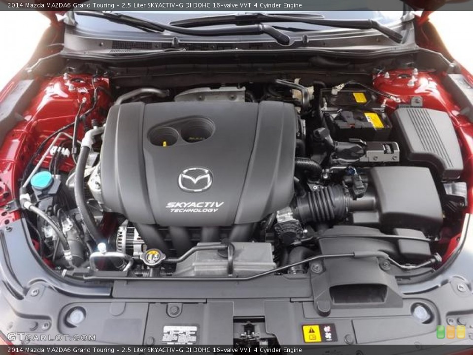 2.5 Liter SKYACTIV-G DI DOHC 16-valve VVT 4 Cyinder Engine for the 2014 Mazda MAZDA6 #82552659
