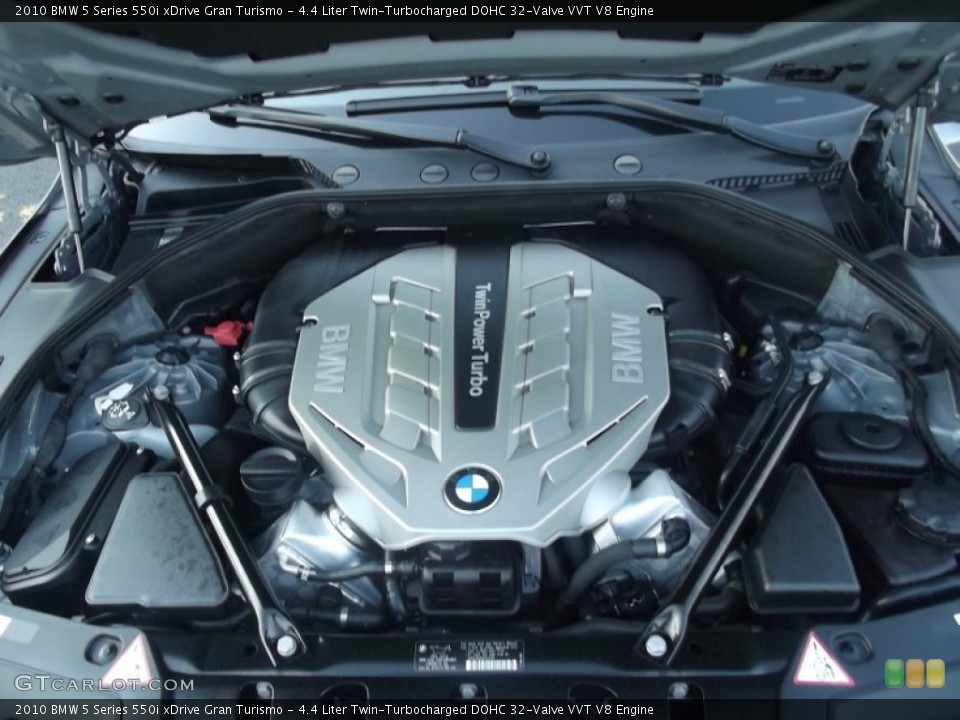 4.4 Liter Twin-Turbocharged DOHC 32-Valve VVT V8 Engine for the 2010 BMW 5 Series #82559137