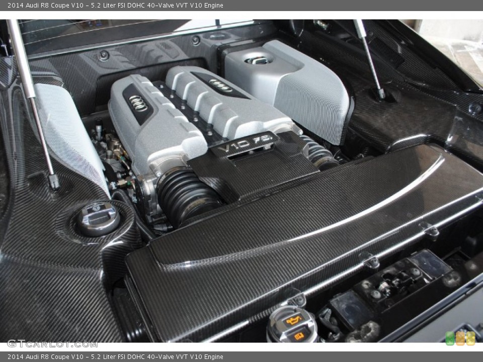 5.2 Liter FSI DOHC 40-Valve VVT V10 Engine for the 2014 Audi R8 #82569833