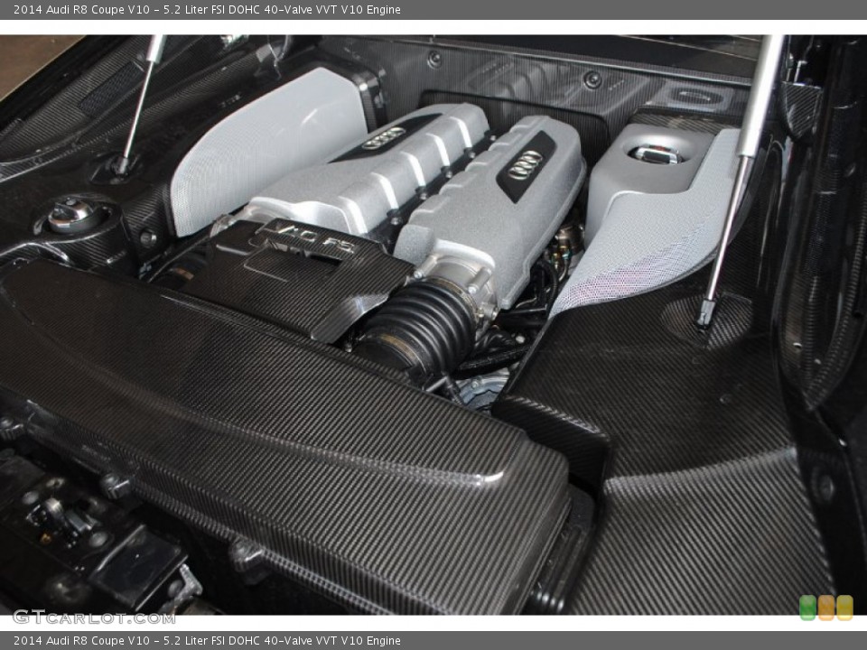 5.2 Liter FSI DOHC 40-Valve VVT V10 Engine for the 2014 Audi R8 #82569883