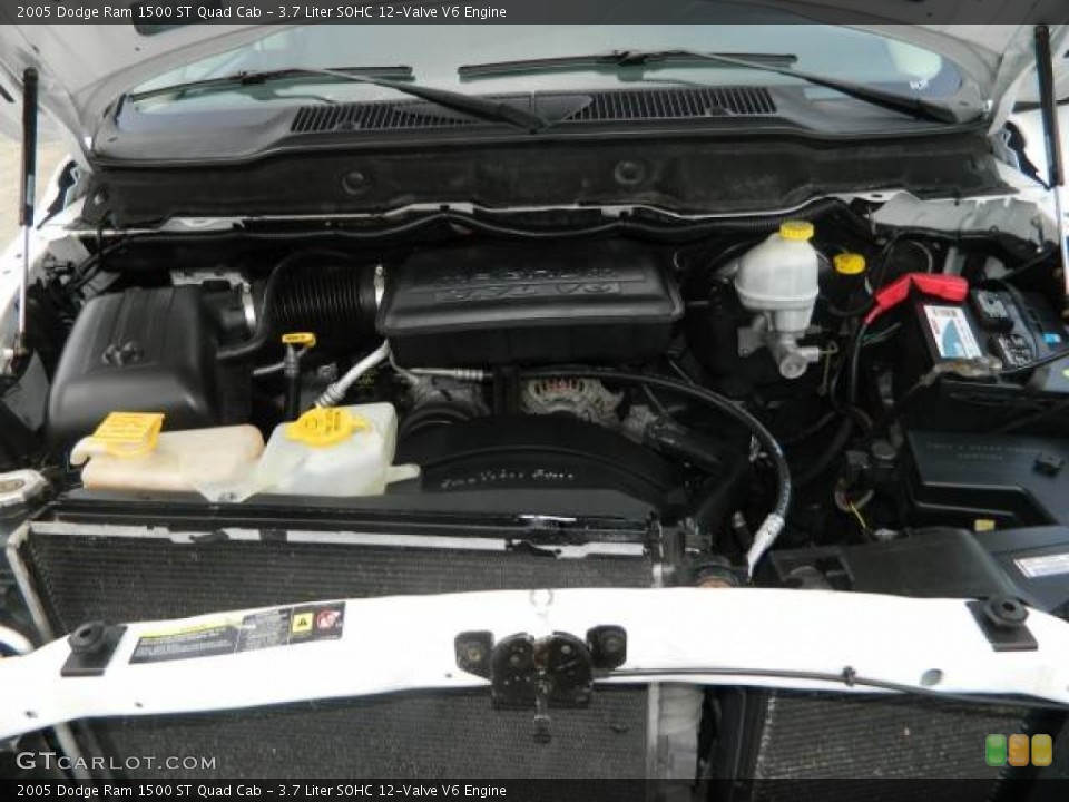 3.7 Liter SOHC 12-Valve V6 Engine for the 2005 Dodge Ram 1500 #82597354
