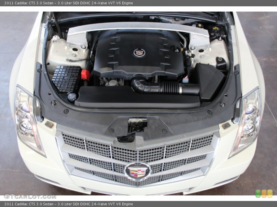 3.0 Liter SIDI DOHC 24-Valve VVT V6 2011 Cadillac CTS Engine