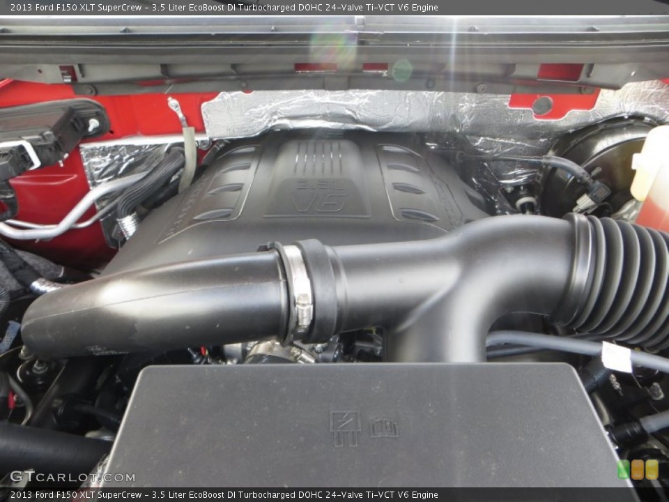 3.5 Liter EcoBoost DI Turbocharged DOHC 24-Valve Ti-VCT V6 Engine for the 2013 Ford F150 #82612595