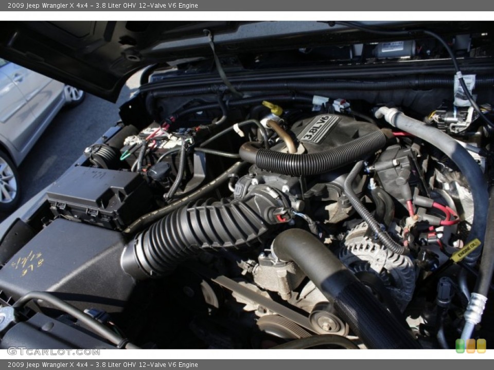 3.8 Liter OHV 12-Valve V6 Engine for the 2009 Jeep Wrangler #82623065