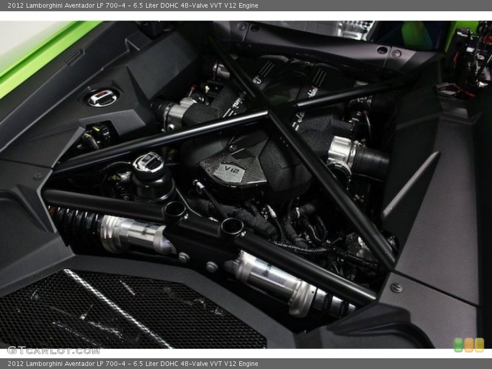 6.5 Liter DOHC 48-Valve VVT V12 Engine for the 2012 Lamborghini Aventador #82623077
