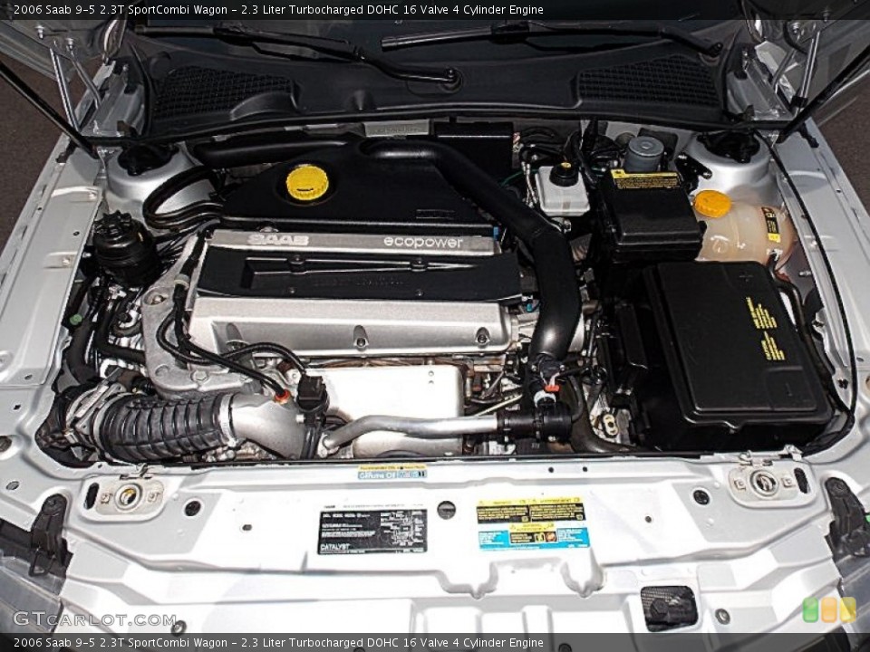 2.3 Liter Turbocharged DOHC 16 Valve 4 Cylinder Engine for the 2006 Saab 9-5 #82624844