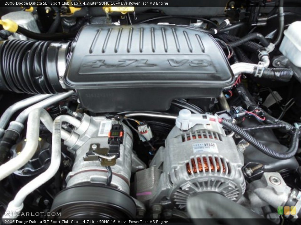 4.7 Liter SOHC 16-Valve PowerTech V8 Engine for the 2006 Dodge Dakota #82634594