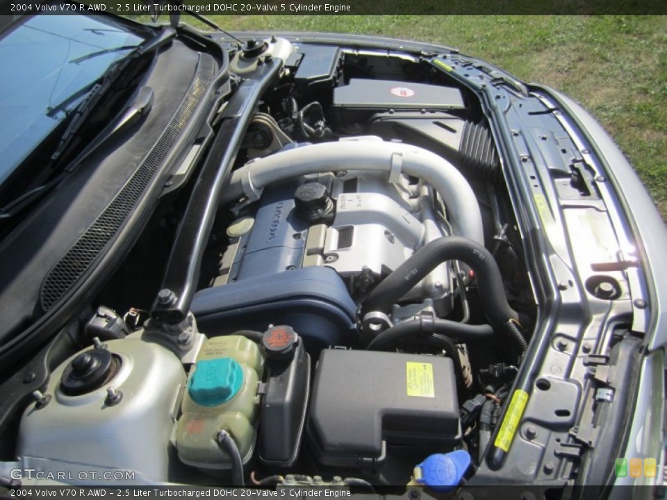 2.5 Liter Turbocharged DOHC 20-Valve 5 Cylinder Engine for the 2004 Volvo V70 #82648846