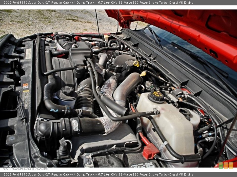 6.7 Liter OHV 32-Valve B20 Power Stroke Turbo-Diesel V8 Engine for the 2012 Ford F350 Super Duty #82656412