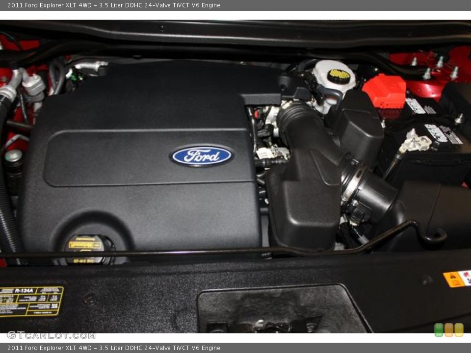3.5 Liter DOHC 24-Valve TiVCT V6 Engine for the 2011 Ford Explorer #82667389