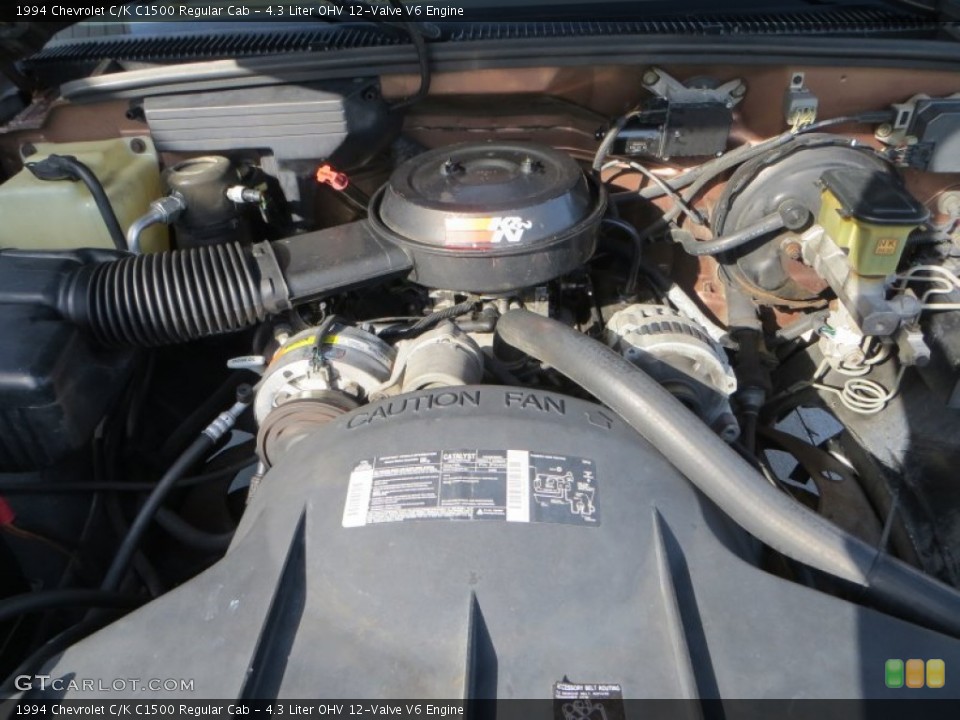 4.3 Liter OHV 12-Valve V6 1994 Chevrolet C/K Engine