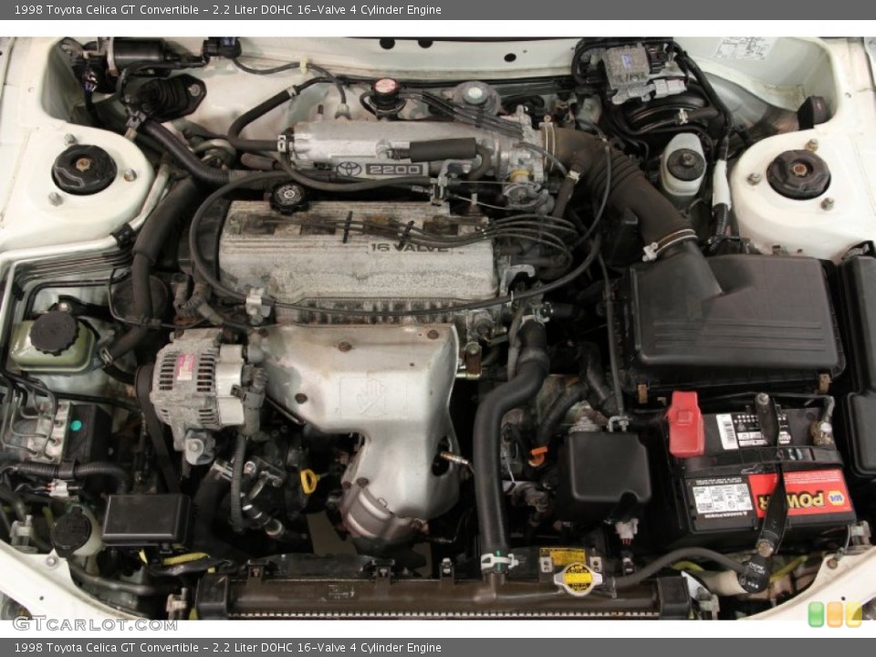 2.2 Liter DOHC 16-Valve 4 Cylinder 1998 Toyota Celica Engine