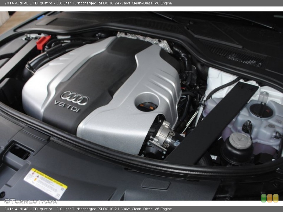 3.0 Liter Turbocharged FSI DOHC 24-Valve Clean-Diesel V6 Engine for the 2014 Audi A8 #82682332