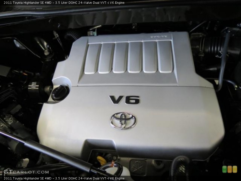 3.5 Liter DOHC 24-Valve Dual VVT-i V6 Engine for the 2011 Toyota Highlander #82694693