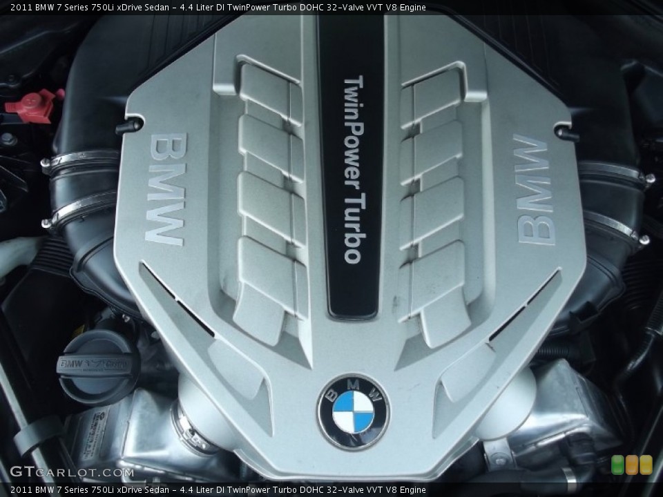 4.4 Liter DI TwinPower Turbo DOHC 32-Valve VVT V8 Engine for the 2011 BMW 7 Series #82696249