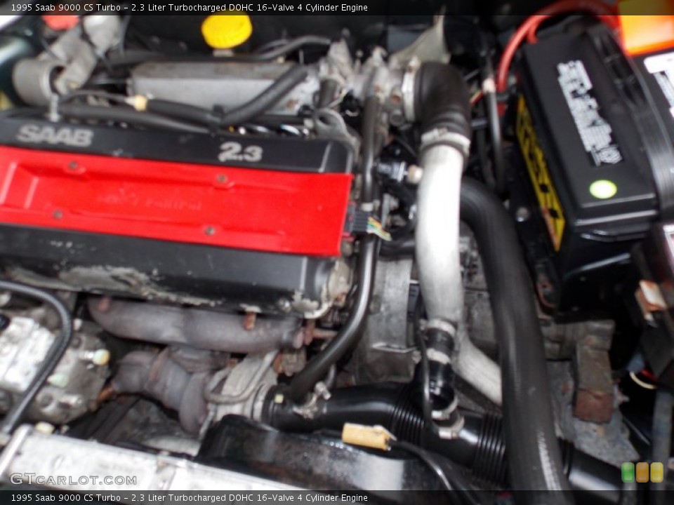 2.3 Liter Turbocharged DOHC 16-Valve 4 Cylinder Engine for the 1995 Saab 9000 #82705720