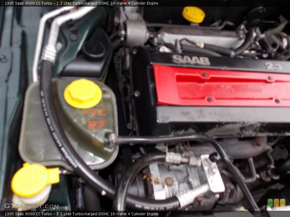 2.3 Liter Turbocharged DOHC 16-Valve 4 Cylinder Engine for the 1995 Saab 9000 #82705763