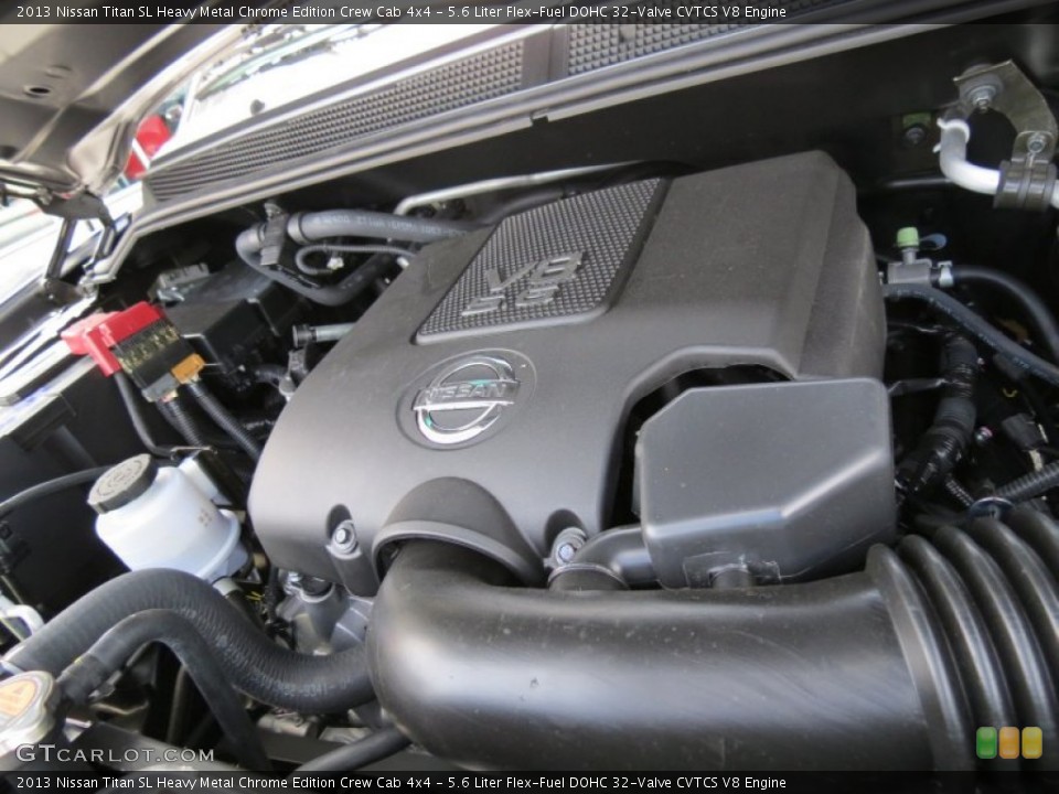 5.6 Liter Flex-Fuel DOHC 32-Valve CVTCS V8 Engine for the 2013 Nissan Titan #82708832